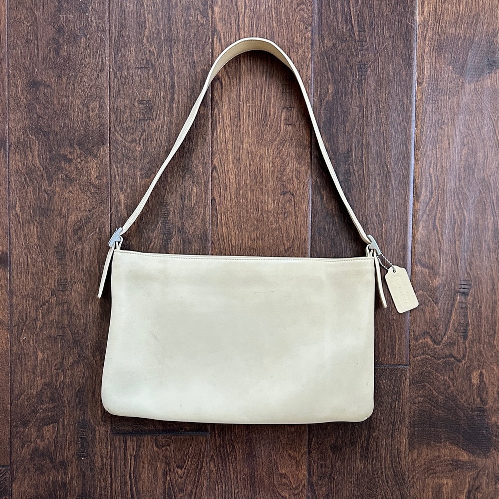 Vintage Coach Bone Slim Shoulder Bag style 9407
